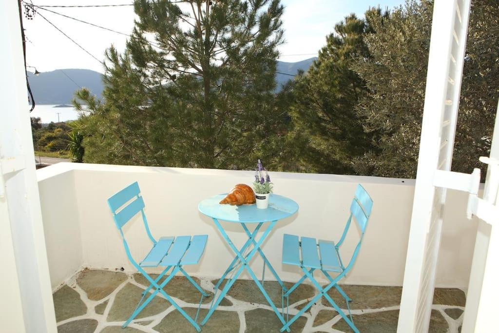 White Villa In Olive Trees And Seaview To Panagia Almiropótamos Екстериор снимка