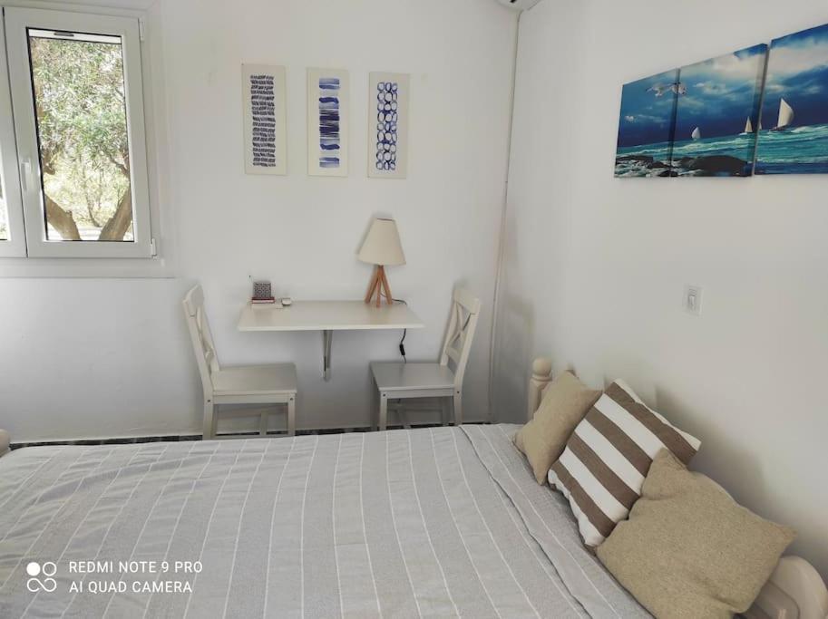 White Villa In Olive Trees And Seaview To Panagia Almiropótamos Екстериор снимка