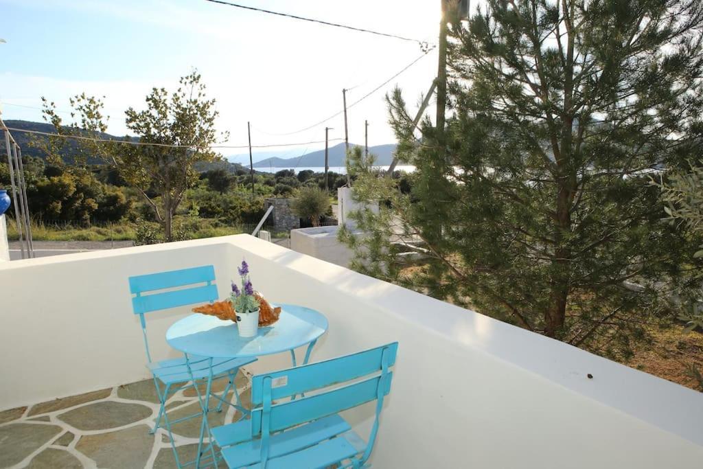 White Villa In Olive Trees And Seaview To Panagia Almiropótamos Екстериор снимка