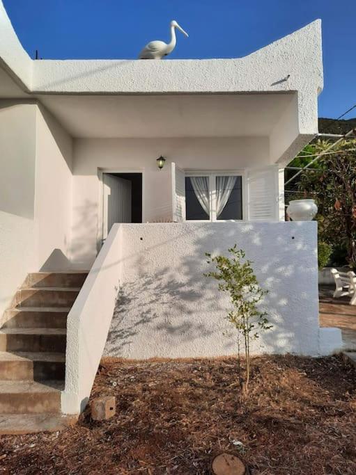 White Villa In Olive Trees And Seaview To Panagia Almiropótamos Екстериор снимка