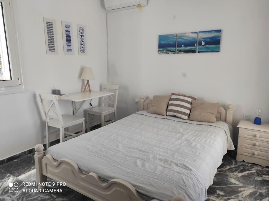 White Villa In Olive Trees And Seaview To Panagia Almiropótamos Екстериор снимка