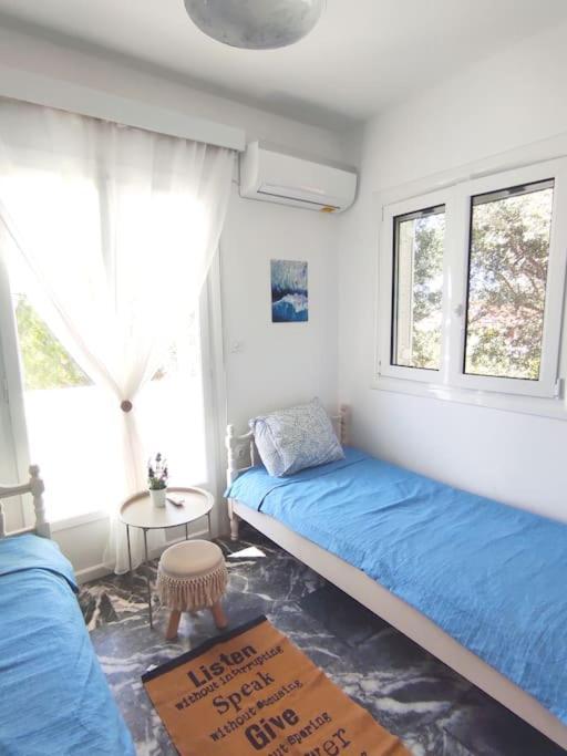 White Villa In Olive Trees And Seaview To Panagia Almiropótamos Екстериор снимка